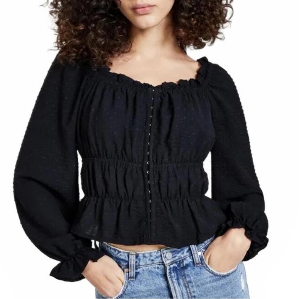 And now this gothic romantic smocked top L